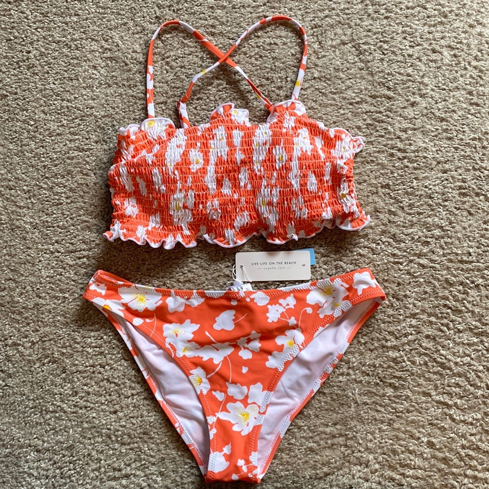 Cupshe Floral Bikini Set Size Small